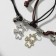 Bracelets "Demetrons" bears, black-brown color, l = 12.5 cm
