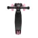 MAXISCOO Junior Delux 2021 Scooter with luminous wheels, black/pink color
