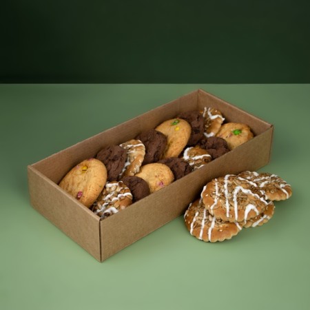 Self -charged box, with a window, craft, brown 16 x 35 x 12 cm-2