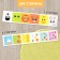 Developing sides for babies "Funny animals and score", bilateral