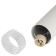 Suspended lamp PL18 WH/CL MR16 GU10 Ceiling cylinder white, transparent