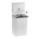 The washbasin "Termix", with AVN, stainless Moika, 1250 W, 17 l, white