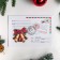 Letter to Santa Claus "Bells" format A4, 100g/m with a color envelope 23x16cm