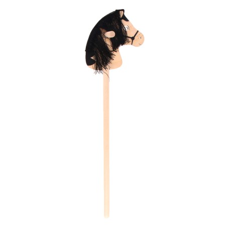 Toy "Horse on a stick" with hair, length: 80 cm-1