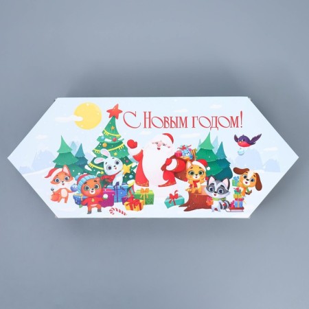 The prefabricated box - the context of New Year, 18 x 28 x 10 cm, New Year-3