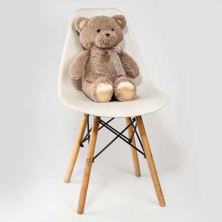 Soft toy "Bear", with a bow, 50 cm, brown color-3