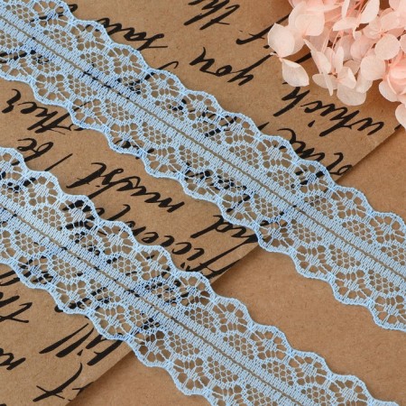 Capricon lace, 30 mm × 10 ± 1 m, blue color-1