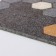 Rug -shaped muddy shares "Gamma", 50 × 80 cm, color gray color