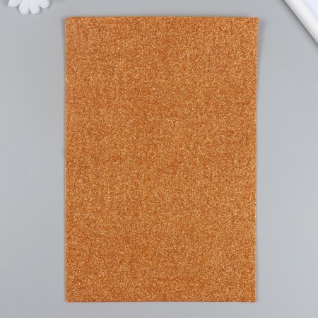 Glitter felt 20x30 cm 2 mm, orange-2