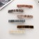 Halfish hair clip "Gloria" blur, 11 cm, mix