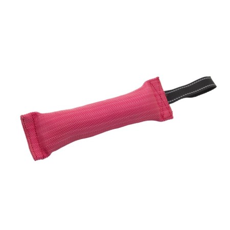 A toy-miter from a hose, 25 x 6 cm, red