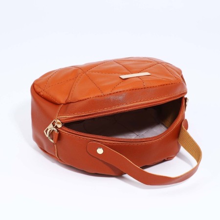 Bag Cross-Bodi with a zipper, the color is red-6