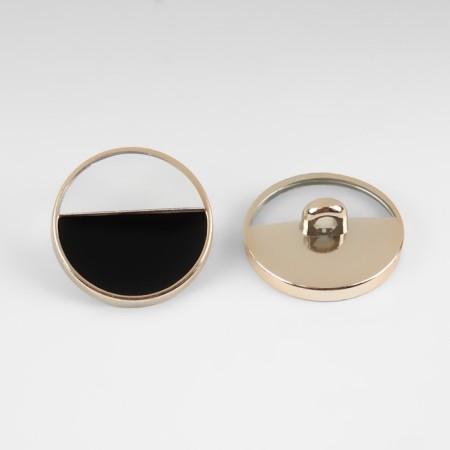 A set of plastic buttons on the leg, d = 25 mm, 5 pcs, black color-2