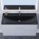 Sink uperwood Foster Quartz 100 cm, quartz, black matte, coal