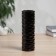 VAZ Coramics Table "Thiago" waves pipe, 18x5.5 cm, black