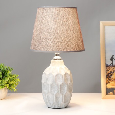 Table lamp 16428/1 E14 40W gray 22.5x22.5x37 cm Risalux-1