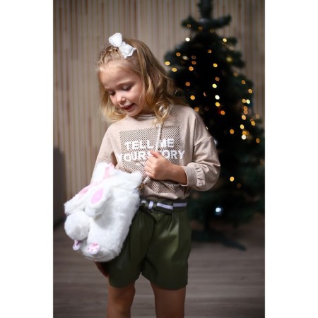 Bag-mech-mezzan Plush Children's "Bunny", 26x24 cm-3