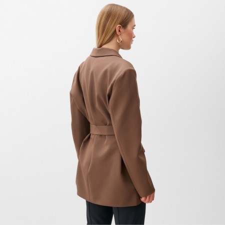 Women's jacket Minaku: classic brown color, rr 42-44-2