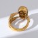 Ring "Right" Skull, color black gold, dimensionless