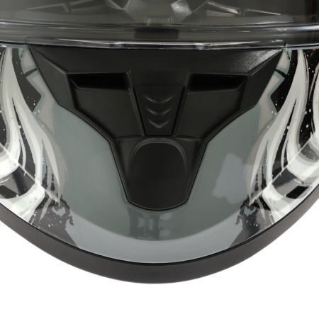 The helmet integral with two visors, size M (57-58), BLD-M67E model, black and gray-10