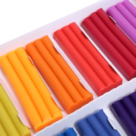 Soft plasticine (wax) calligrata, 24 colors, 360 g-2