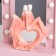 Night -toe "Lovers" 14XLED 4000K USB 3haa Pink 24.5x7x15.5cm Risalux