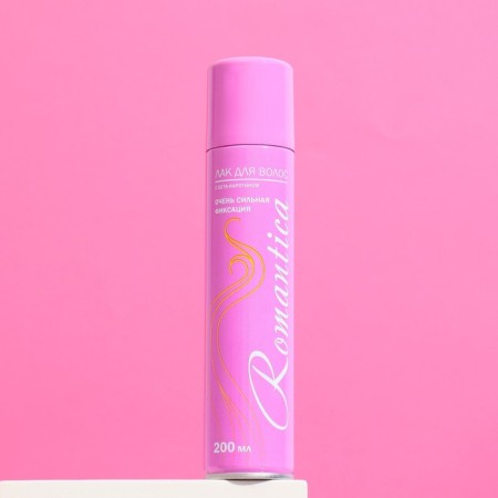 Hair varnish "Romance" Very strong fixation with B-carotene, 200 ml