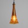 Suspendor “Eiffel” lamp E14 40W Orange 8x8x27-127cm