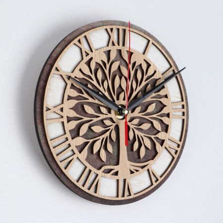 Interior clock "Wood", Al-12, D = 20 cm-1