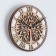 Interior clock "Wood", Al-12, D = 20 cm