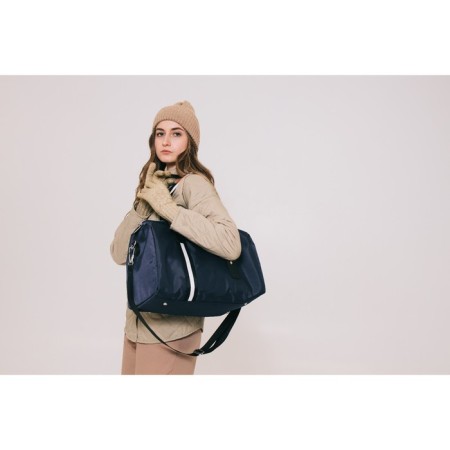 Sports bag with lightning, blue color-3
