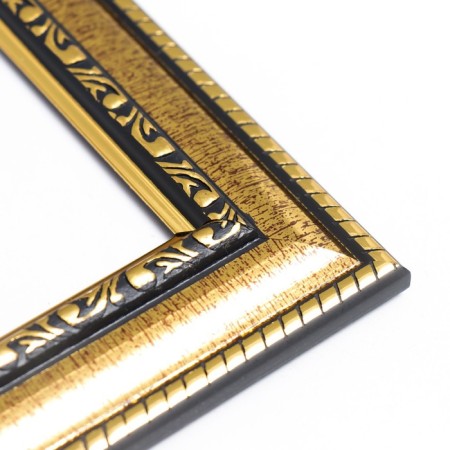 Photo frame plastic "Mira" 30x40 cm gold (plastic screen)-2