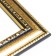 Photo frame plastic "Mira" 30x40 cm gold (plastic screen)