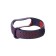 Luazon strap for fitness bracelet Mi Band 5/6/7, with perforation, black and red