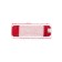 Swan nasading for mop, flat microfiber, red/white color, 40 cm
