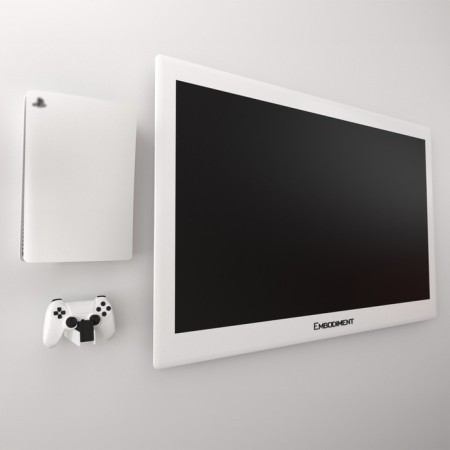 Bracket for the DualSense PS5 charger, wall, black-1
