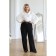 Female blouse, size 54, white color