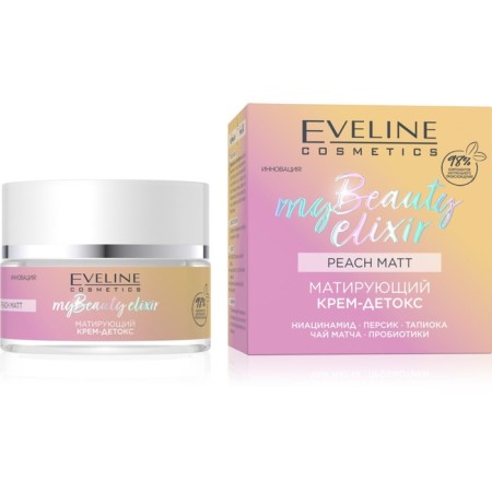 Cream Deutox for Eveline My Beauty Elixir, matting, 50 ml