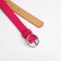 Children's belt, width 2.3 cm, screw, buckle metal, fuchsia color