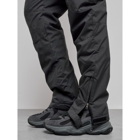Semi-combinezone ski insulated male winter, size 56, dark gray color-16