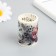 Adhesive tape paper "Pink flowers" width 5.4 cm winding 3 m 5.4x3.8x3.8 cm