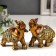 Polystone souvenir "Elephant in the rich Golden Popone" MIX 10x9x5 cm