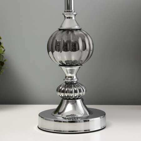 Table lamp "ALOR" 1he27 40W chrome 26x26x45 cm Risalux-3