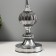 Table lamp "ALOR" 1he27 40W chrome 26x26x45 cm Risalux