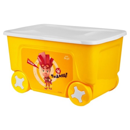 Box for storing toys "Fixiki" on wheels, 50 liters