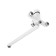 Accoona A7167G bath mixer, one -leaf, pour 300 mm, silumin, white