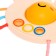 Developing toy "Smaching Krabik", with tactile rubber bands