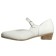 Folk women's shoes, insole length 20.5 cm, white color