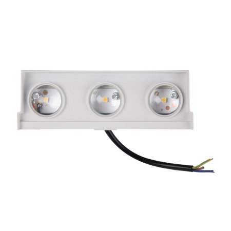 Facade lamp “Cascade”, FSD-093, 3 W, 3000K, 3 rays, IP65, 220 V, metal, white-5