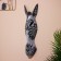 Mask "Zebra" Albezia 50 cm